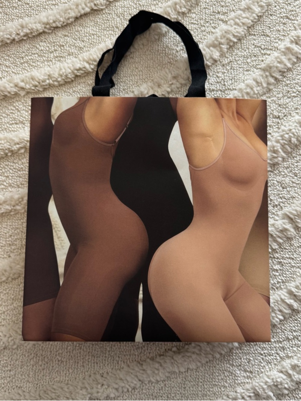 Skims Paper Shopping Retail Gift Bag 10x10x5 Kim Kardashian
